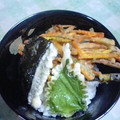KUMI KUMI's cooksnap of when they made かぼちゃのかき揚げ丼♥簡単天つゆ♥.