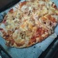 mineychan's cooksnap of when they made 簡単楽しい♬うちピザ.