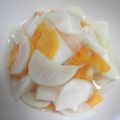 まゆみ母ちゃん's cooksnap of when they made かぶと柿の甘酢和え.