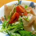 えりれおりんご's cooksnap of when they made 大根・水菜・生ハムのサラダ.