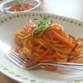 いっちー！'s cooksnap of when they made うどんナポリタン—ケチャップうどん.