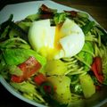 qp321's cooksnap of when they made ゆで卵とポテトのバジルソースパスタ.