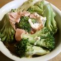 kinalove's cooksnap of when they made カマンベール、 ハム、ブロッコリー炒め.