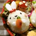 カリメロまま's cooksnap of when they made コロンとまんまるうさちゃんおにぎり.