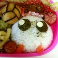 ペコまなゆう's cooksnap of when they made バレーボール頑張れ！バボちゃんキャラ弁当.