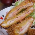 となりの晩ごはん's cooksnap of when they made ささみフライ♪梅しそ＆チーズめんたい.
