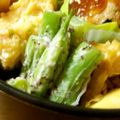 Natsutach's cooksnap of when they made ★お弁当に♡アスパラのゆかりマヨ和え★.