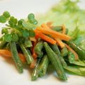 momosukekan's cooksnap of when they made インゲンのオイスターマヨネーズ和え.