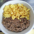 beastnight's cooksnap of when they made みそとりそぼろ.