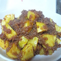 checoco's cooksnap of when they made 揚げじゃがいものそぼろ煮.