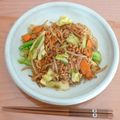 かおpon's cooksnap of when they made なぜかハマる？納豆焼きそば.