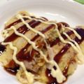 ラムネッコ's cooksnap of when they made 日清 お好み焼粉&納豆.