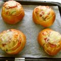 yumelon88's cooksnap of when they made ベーコンチーズパン.