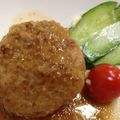 虎虎華's cooksnap of when they made 豚挽き肉★えのき葱入り激旨つくね★.