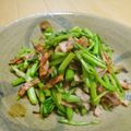 namitora's cooksnap of when they made 茎までシャキシャキ美味しいクレソン炒め♪.