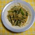 まんまるまうちゃん's cooksnap of when they made ぱぱっと簡単!　にらもやし炒め.