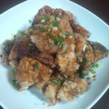 kotaまゆ's cooksnap of when they made 鯖の竜田揚げ・おろしソース.