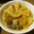 miracleayu's cooksnap of when they made 一口がんもと大根のあっさり味噌煮.