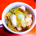 季喜's cooksnap of when they made キャベツと鶏の炊飯器蒸し♪.