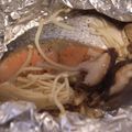 tomokoshiawase's cooksnap of when they made ☆鮭ときのこのホイル蒸し☆.