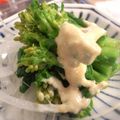 tomokoshiawase's cooksnap of when they made 春を感じる菜の花のゴママヨサラダ.