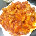 hirooooＭＩ's cooksnap of when they made 鶏と蓮根のトマトガーリック煮込み.
