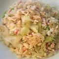 アコレモネード's cooksnap of when they made じゃこと桜エビのレタス炒飯.