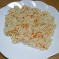 えりこ82☆'s cooksnap of when they made 炊飯器で簡単♪　にんじんピラフ.