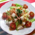 アロハロコモコ's cooksnap of when they made かぶ＆海老の香ばしいサラダ.