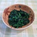 オレンジリング's cooksnap of when they made 火を使わないでホウレンソウのおひたし.