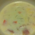 yumiss's cooksnap of when they made 豆乳スープ.