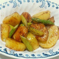 きえこ's cooksnap of when they made 鶏とアスパラとポテトのあっさり中華炒め.