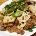 tinylily25's cooksnap of when they made おつまみに☆砂肝と蓮根のソテー.