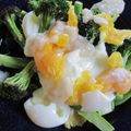 Bugitama's cooksnap of when they made 焼ブロッコリーと半熟卵の塩麹ドレッシング.