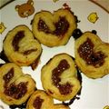 みいちゃんですよ's cooksnap of when they made 簡単ハートのチョコパイ.
