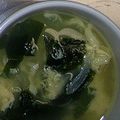 福ちか's cooksnap of when they made ＠わかめスープ＠.