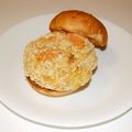 Spryte's cooksnap of when they made アメリカ　揚げない海老カツバーガー.