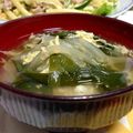 ☆momoco☆'s cooksnap of when they made おばあちゃんの♪ニラのかき卵汁.