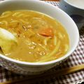 鈴まゆ's cooksnap of when they made 簡単余ったカレーで古奈屋風カレーうどん.