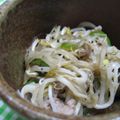 に～さん's cooksnap of when they made 豚肉ともやしの三味炒め.