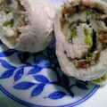 しろくんま's cooksnap of when they made エノキのささみロール～梅風味.