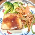 qbee's cooksnap of when they made カジキのムニエル（醤油ベースの和風味♪）.