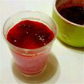青い栞's cooksnap of when they made かき氷シロップでいちごミルクプリン.