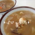 papikun's cooksnap of when they made ●大分名物●あったかだんご汁（すいとん）.