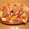 momocom's cooksnap of when they made 冷凍まぐろを美味しく食べる！たたきサラダ.