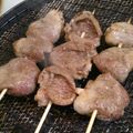 しんちゃん４０１'s cooksnap of when they made 鶏ココロの串焼き☆心臓下処理.