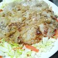 miki☆T's cooksnap of when they made 塩麹で豚の生姜焼き.