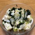 おけいこじげん's cooksnap of when they made きゅうり・豆腐・わかめの簡単中華風サラダ.