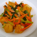 バボタン's cooksnap of when they made 小松菜と厚揚げのケチャップあん.