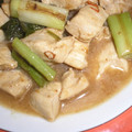mangoari's cooksnap of when they made ぶつ切りねぎと鶏肉の醤油炒め煮.